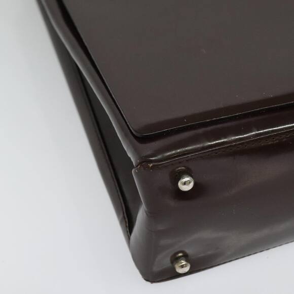 GUCCI Shoulder Bag Patent Leather Brown Silver 002 2046 002 2046 - Picture 12 of 16